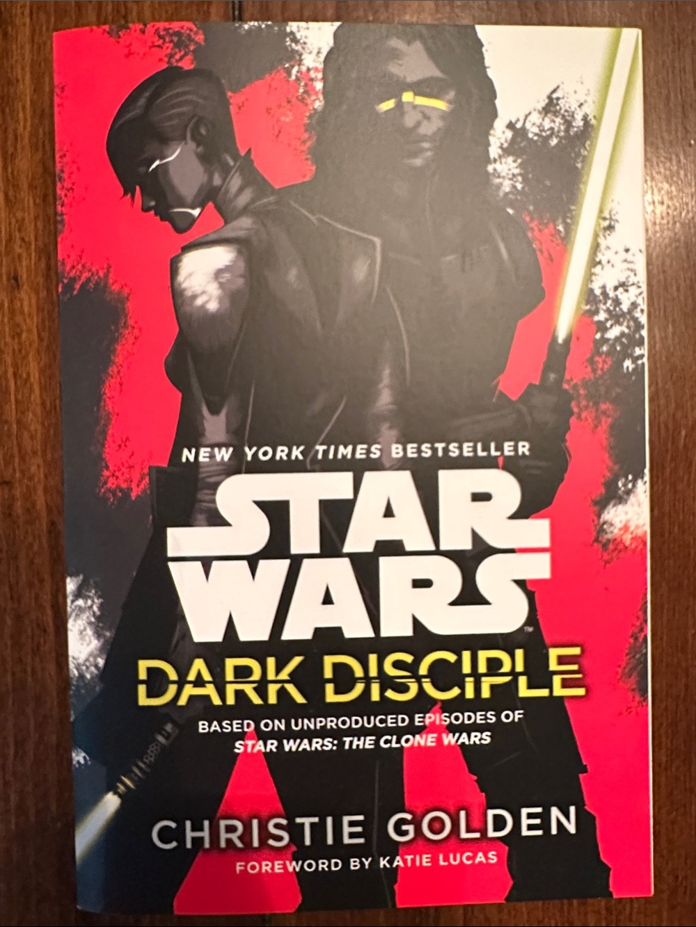 Star Wars: Dark Disciple by Christie Golden - Red, Black, White